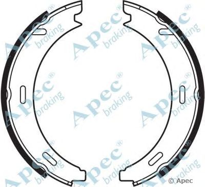 APEC BRAKING shu705 -  Комплект тормозных колодок